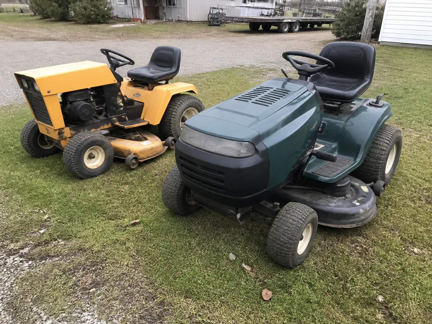 Illustrative example: mower and tractor