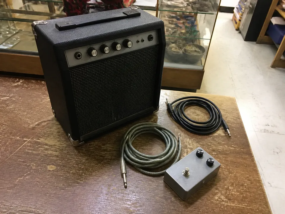 Informal countertop example of music gear