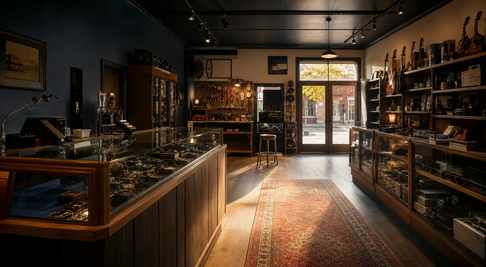 The wider floor at Danny's Pawn